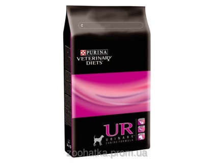 Purina (Пурина) Veterinary Diets UR Urinary Canine Formula Лечебный корм для собак при МКБ 3 кг