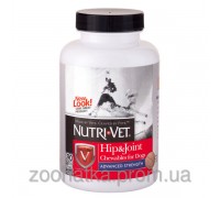 Nutri-Vet Hip & Joint Advanced (Нурти-Вет) Связки и суставы Адвансид глюкозамин хондроитин МСМ для собак