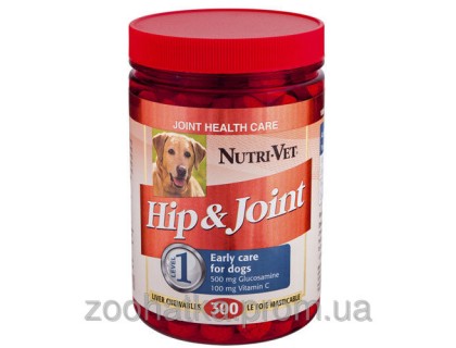 Nutri-Vet Hip & Joint 1 (Нурти-Вет) Связки и суставы 1 уровень глюкозамин для собак