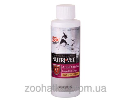 Nutri-Vet (Нутри-Вет) Anti-Diarrhea Анти-Диарея противодиарейное средство для собак жидкость 118 мл