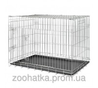 Trixie Клетка для собак № 2 переносная оцинкованная двухдверная (Трикси) Wire Crate Galvanized