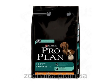Pro Plan (Про План) Dog Puppy Medium Корм для щенков средних пород с курицей и рисом 3 кг