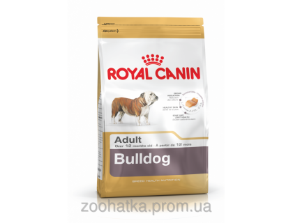 Royal Canin (Роял канин) Bulldog Adult (12 кг) корм для собак породы бульдог cтарше 12 месяцев