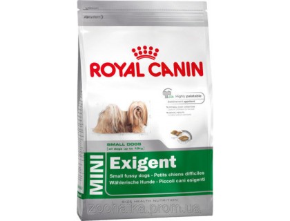 Royal Canin (Роял канин) Mini Exigent (0,8 кг) для привередливых собак маленьких пород