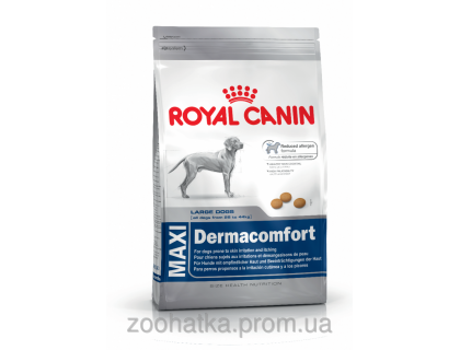 Royal Canin (Роял канин) Maxi Dermacomfort (3 кг) корм для собак крупных пород, склонных к раздражению кожи