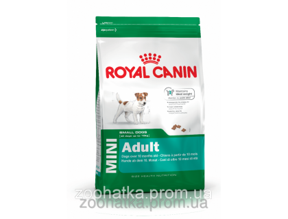 Royal Canin (Роял канин) Mini Adult (2 кг) для собак маленьких пород в возрасте старше 10 месяцев