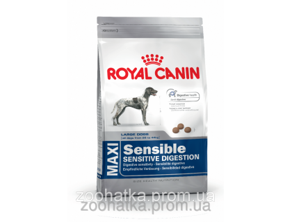 Royal Canin (Роял канин) Maxi Sensible (4 кг) корм для собак крупных пород с чувствительным пищеварением