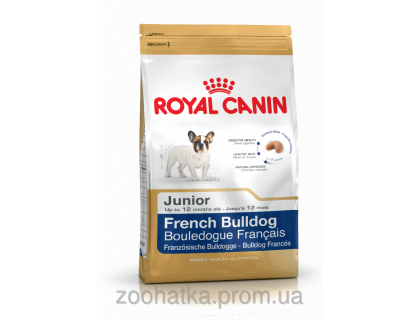 Royal Canin (Роял канин) French Bulldog Junior (1 кг) корм для щенков породы Французский бульдог до 12 мес