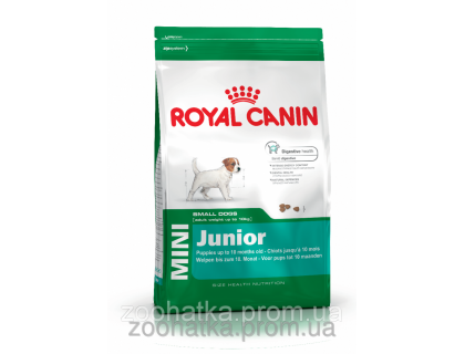 Royal Canin (Роял канин) Mini Junior (0,8 кг) для щенков в возрасте до 10 месяцев