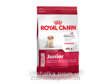 Royal Canin (Роял канин) Medium Junior (4 кг) для щенков средних пород до 12 месяцев