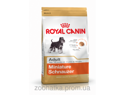Royal Canin (Роял канин) Schnauzer Adult (7,5 кг) корм для собак породы шнауцер в возрасте старше 10 месяцев