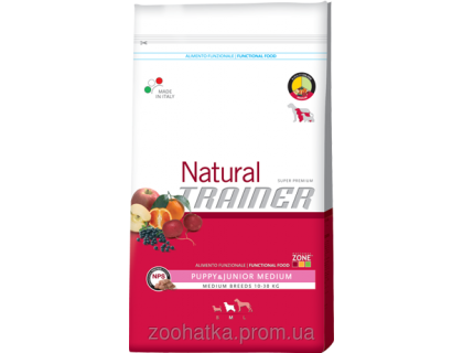 Trainer Natural (Трейнер Нейчирал) Puppy&Junior Medium корм для щенков средних пород от 1 до 15 мес 1 кг