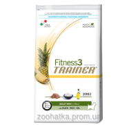 Trainer Fitness3 (Трейнер Фитнес) Adult Mini With Duck Rice Oil корм для взрослых собак мелких пород 800 г