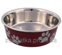 Trixie (Трикси) Stainless Steel Bowl with Plastic Coating Миска из нержавейки с пластиковым покрытием 400 мл