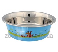 Trixie (Трикси) Stainless Steel Bowl with Plastic Coating Миска из нержавеющей стали для собак 400 мл
