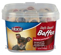 Trixie (Трикси) Soft Snack Baffos Лакомство для собак маленьких пород и щенков говядина желудок 140 г