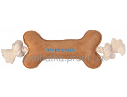 Trixie (Трикси) Игрушка для собак Косточка на канате замшевая