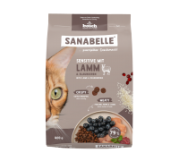 Bosch Sanabelle (Санабель) Sensitive with Lamb ( 8 кг) корм с ягненком для кошек с чувствительным пищеварением